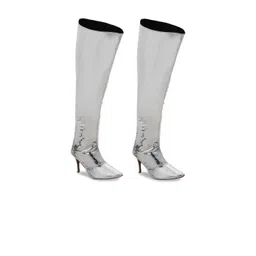 ZORI WORLD Women EMJAY Pointed Toe High-Top Knee Stiletto Heel Regular Boots