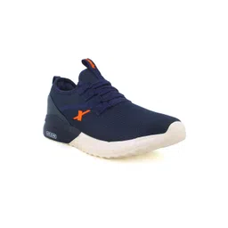 Sparx Men Navy Blue Mesh Running Non-Marking Shoes