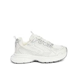 Women Logo Print Lace-Up Casual Shoes