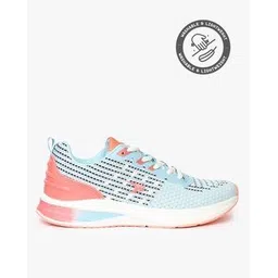 Striped Lace-Up Running Shoes