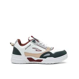 Men Colourblock Lace-Up Sneakers