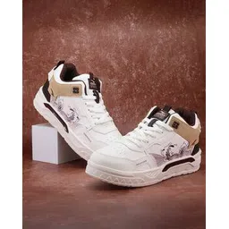 Men Lace-Up Sneakers with Synthetic Upper