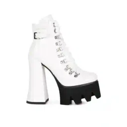 High Heeled Platform Ankle Boots