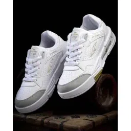 Men Lace-Up Sneakers with Synthetic Upper