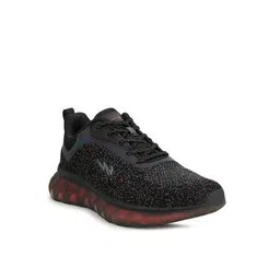 Textured Lace-Up Sports Shoes