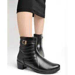 Ankle-Length Boots with Synthetic upper