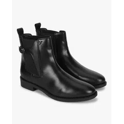 Women Ankle-Length Heeled Chelsea Boots