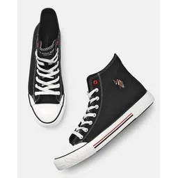 Men Sneakers With Canvas Upper