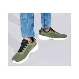 Round-Toe Sneakers with Lace Fastening