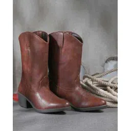 Women Boots with Faux leather upper