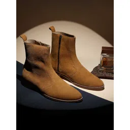 GRIFFIN Men Suede Chelsea Boots