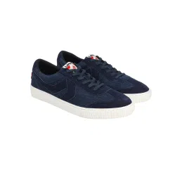 Men's Blue Solid Sneakers