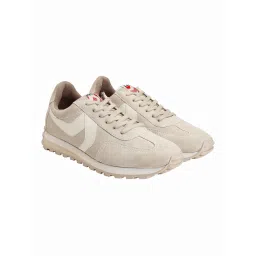 Men's Cream Colorblock Sneakers