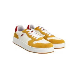 Men's Mustard Colorblock Sneakers