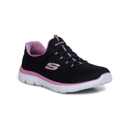SKECHERS Women Summits Black Running Shoes
