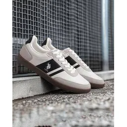 Men Low-Top Lace-Up Sneakers