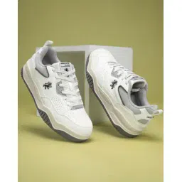 Men Mid-Top Lace-Up Sneakers