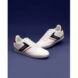 Men Panelled Low-Top Lace-Up Sneakers