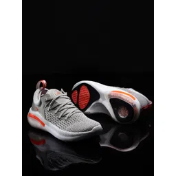 ASIAN Men Grey Mesh Running Non-Marking Shoes