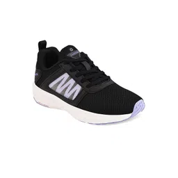 Campus Women Black Mesh Running Shoes
