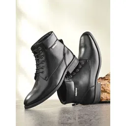 El Paso Men Mid Top Formal Regular Boots