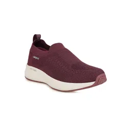 Campus Women Burgundy Mesh Running Shoes