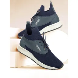 SHOZANIA Men Mid Top Lace Up Walking Shoes