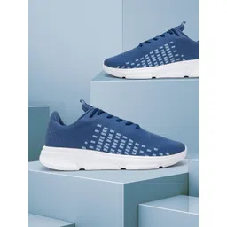 Allen Cooper Men Blue Running Non-Marking Shoes