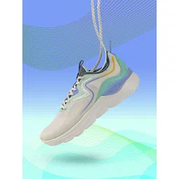 Xtep Women Textured Lace-Up Running Shoes