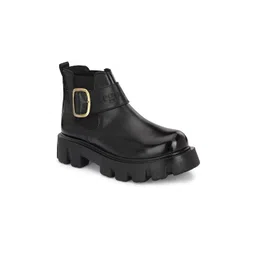 Eego Italy Men Heeled High-Top Chelsea Boots