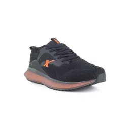 Sparx Men Black Mesh Running Non-Marking Shoes