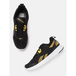 Reebok Men Black Woven Design Thunderwatch Running Shoes