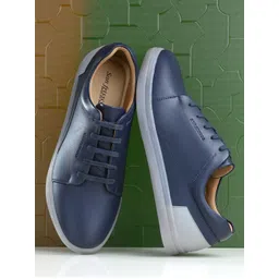 San Frissco Men Navy Blue Casual Sneakers