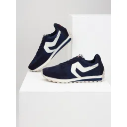 Men's Blue Colorblock Sneakers