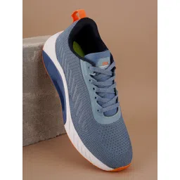 HRX by Hrithik Roshan Men Grey & White Textile Marking Walking Shoes