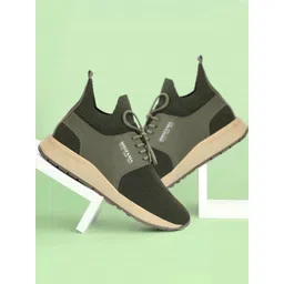 SHOZANIA Men Leather Lightweight Walking Shoes