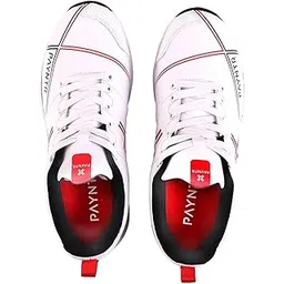 X Rubber Studs Cricket Shoe, White/Black