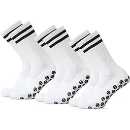 3 Pairs Anti Slip Soccer So s Team Sports So s Outdoor Fitn Breathable Qui Dry So s Wear-resistant At etic So s Anti-skid So s For Football Basketball Hoc Sports