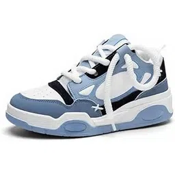 BBSPED Men's Light Weight High Top Platform Fashion Synthetic Leather Sneakers | Sports, Casual Shoes for Mens | Ankle Lace-Up Footwear for Men or Boys