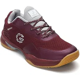 Vertex Badminton Court Shoes for Men II Lightweight (240 Gram) Badminton Court Shoe for Tournament, Training and Practise for Boys and Men