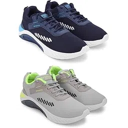 Exclusive Range of Daily Use Comfortable Sports Running Shoes for Men (Pack of 2) Multi