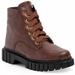 Premium Lace-Up Boots for Women & Girls – Fashionable, All-Day Comfort, Perfect for Casual & Outdoor Wear | CR118