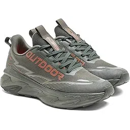 Quantum-32 Men’s Sports Shoes | Grippy Outdoor Hiking, Running & Walking Sneakers | Lightweight, Durable, Breathable Knit Comfort Shoes for Men