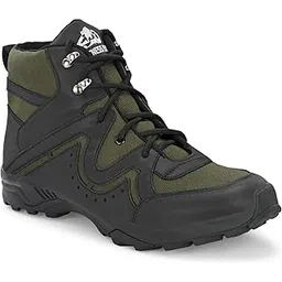 Leo's Fitness Men's Waterproof Outdoor Durable High-Top Ankle Boots for Trekking & Hiking