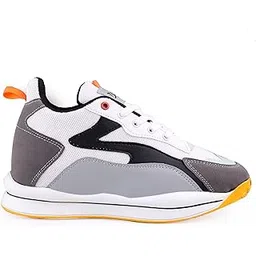 Men's 3 Inch Hidden Height Increasing Casual Sports Lace-Up and Outdoor Shoes.