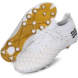 Vector X Starlight Football Shoes – Lightweight Outdoor Cleats for Firm Ground Play with Superior Grip, Comfort & Durable TPU Stud Sole