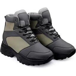 Men's 3.5 Inch Hidden Height Increasing Casual Sneaker Laceup Outdoor Boot.
