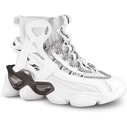 Gansta1 Men's Hi-Top Knitted Sneakers | EVA Outsole, Perfect for Casual Outings