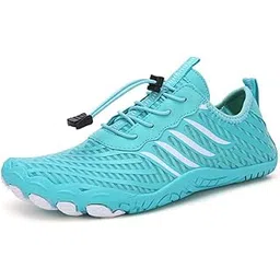 Anti-Slip Rubber Athletic Hiking Water Shoes for Mens Womens | Barefoot Aqua Swim Walking Shoes | Five-Finger Shoes | Running Shoes Lightweight Sneakers