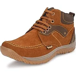 Genuine Leather Solid Outdoor Boots